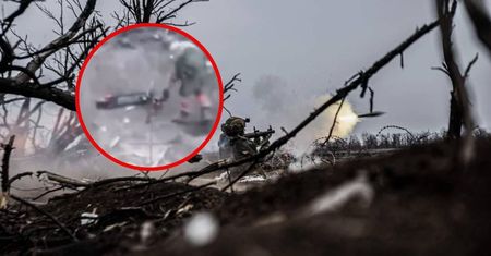 Rosyjscy żołnierze na hulajnogach. Nagranie z Donbasu