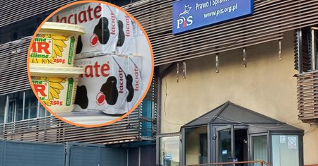 Sklep przed siedzibą PiS. Oto cena masła. Gotowi?