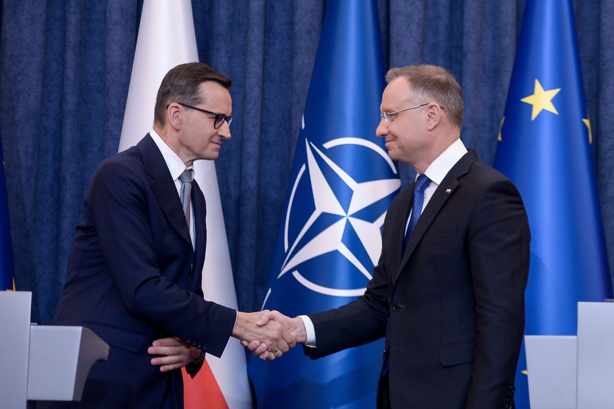 Mateusz Morawiecki i Andrzej Duda