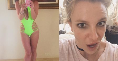 Chuda Britney Spears w kostiumie kąpielowym (FOTO)