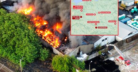 Katastrofalny pożar w Zielonej Górze. Apele do rządu: Żyjemy jak pod bombą
