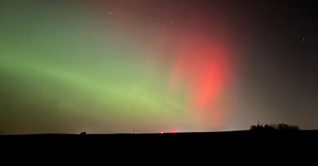 Słońce nie zawiodło! Spektakularne zorze rozświetliły nocne niebo