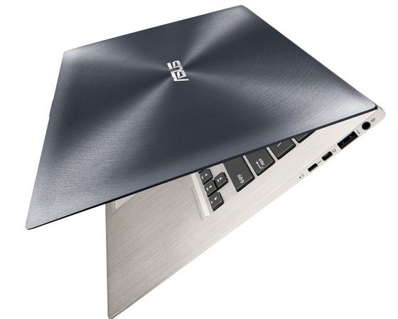 Asus Zenbook Prime UX31A ultrabook przymknięty bok