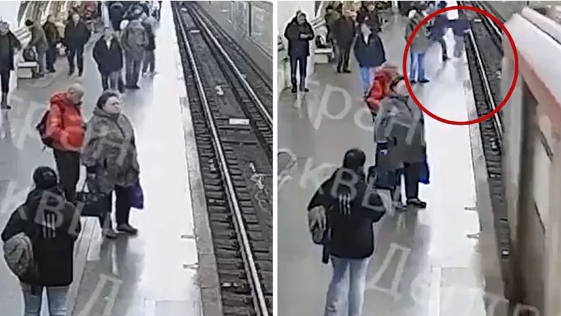 Mężczyzna wepchnął chłopca wprost pod jadący pociąg metra w Moskwie. 