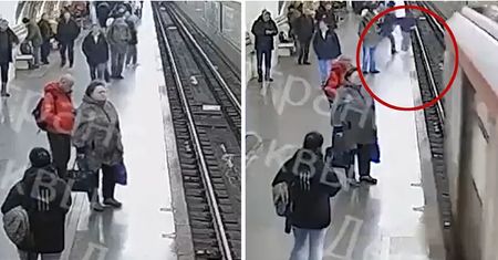 Przerażające sceny w Moskwie. Wepchnął chłopca wprost pod pociąg