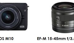 Canon: lustrzanka w kompaktowej obudowie EOS M10 z obiektywem EF-M 15-45mm f/3.5-6.3 IS STM (wideo)
