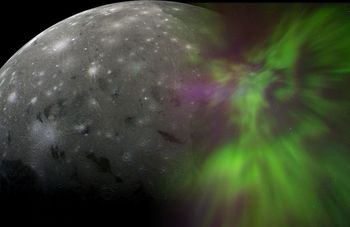 Zorze na Ganimedesie. Sonda Juno zarejestrowała „koraliki” światła