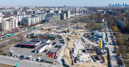 Warszawa. Utrudnienia w ruchu z powodu budowy metra. Które ulice zostały zamknięte?