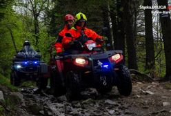 Bielsko-Biała. Strażacy uczyli policjantów jak jeździć na quadzie