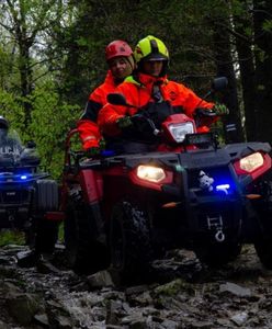 Bielsko-Biała. Strażacy uczyli policjantów jak jeździć na quadzie