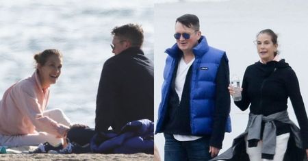 Dawno niewidziana Teri Hatcher relaksuje się na plaży w towarzystwie tajemniczego ukochanego (ZDJĘCIA)