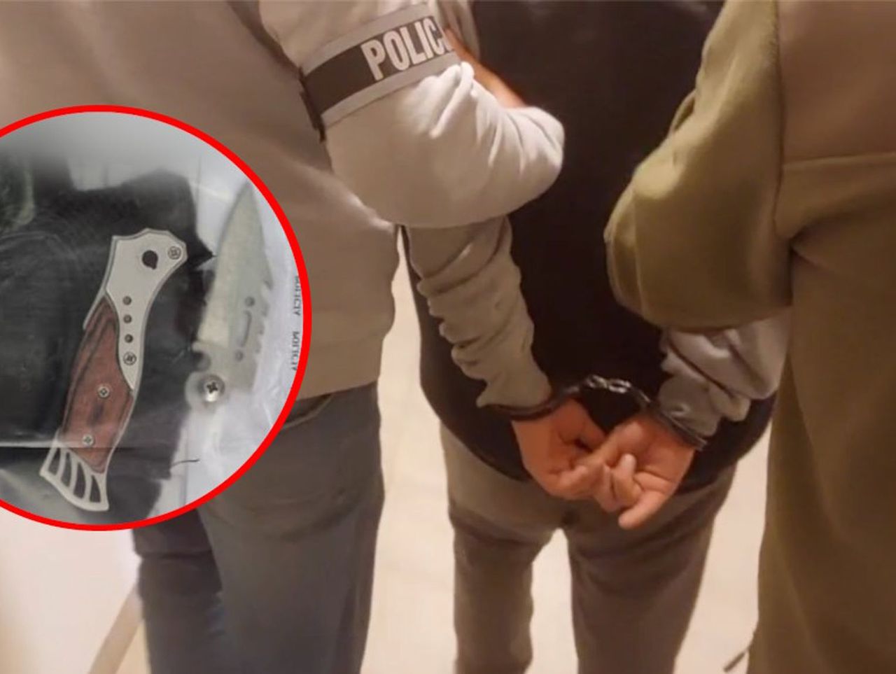 Wiśniowa: Recydywista miał nóż przymocowany do rękawiczki. Sterroryzował nim dwóch nastolatków na ulicy