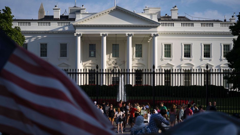 Piorun uderzył blisko Białego Domu