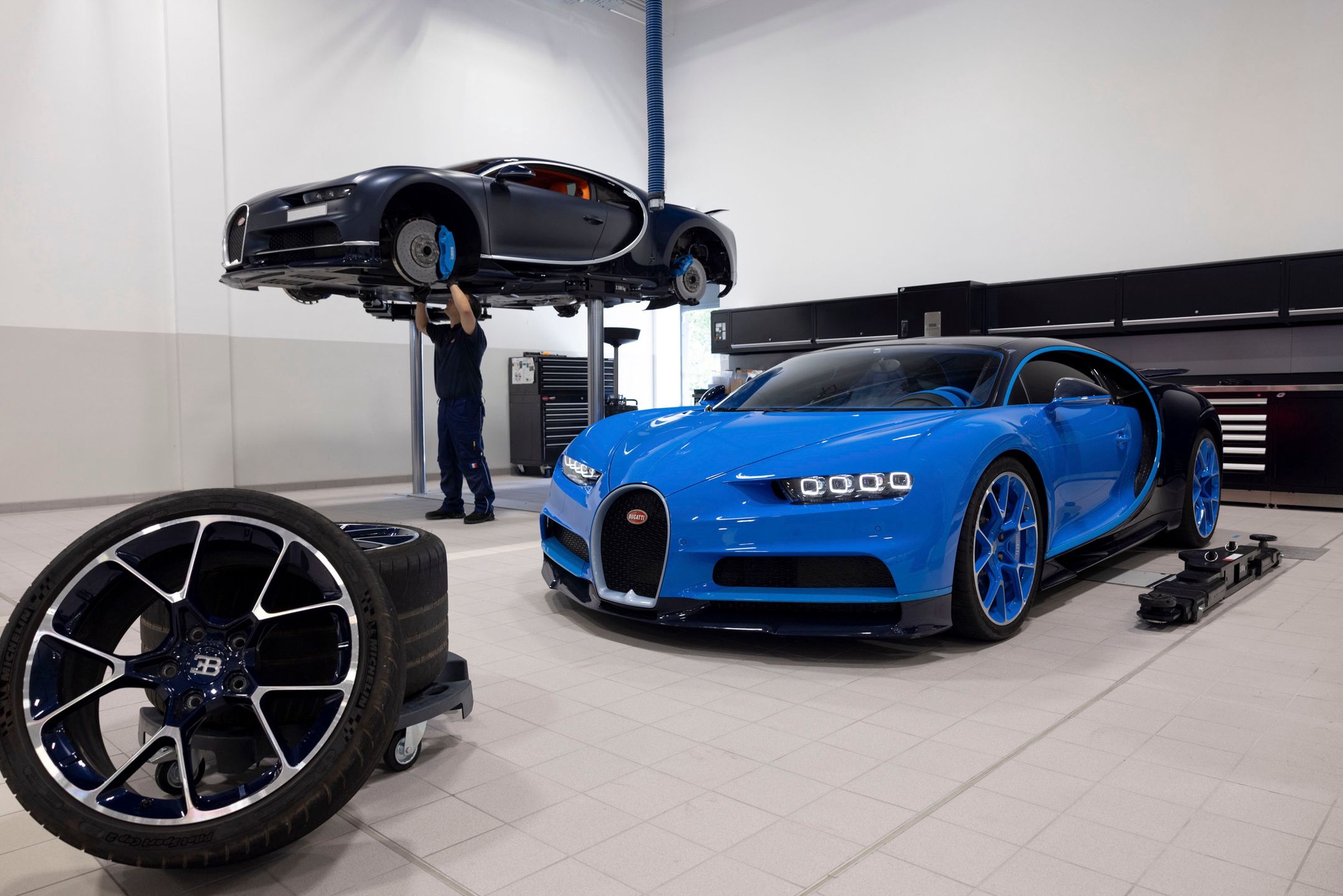 Centrum serwisowe bugatti w Londynie