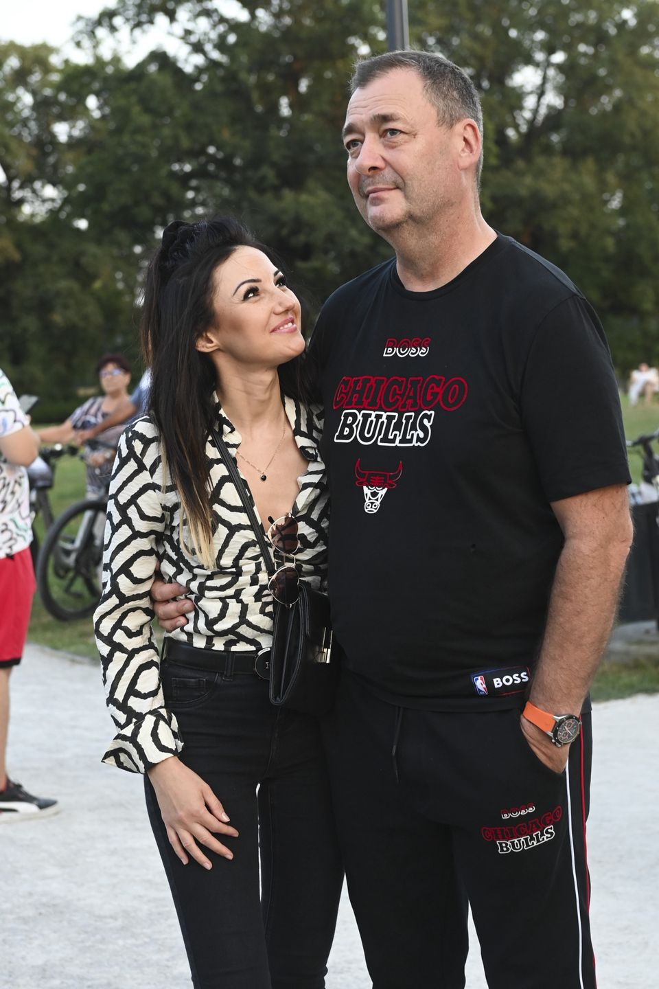 Jacek Rozenek i Maria Samuel