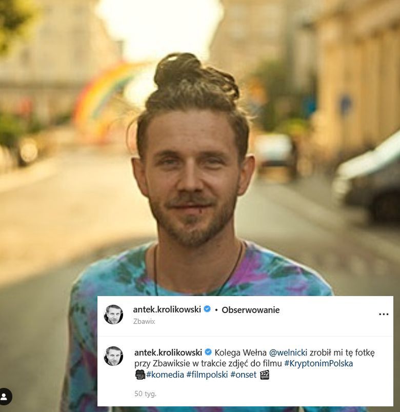 Antek Królikowski w filmie "Kryptonim Polska"