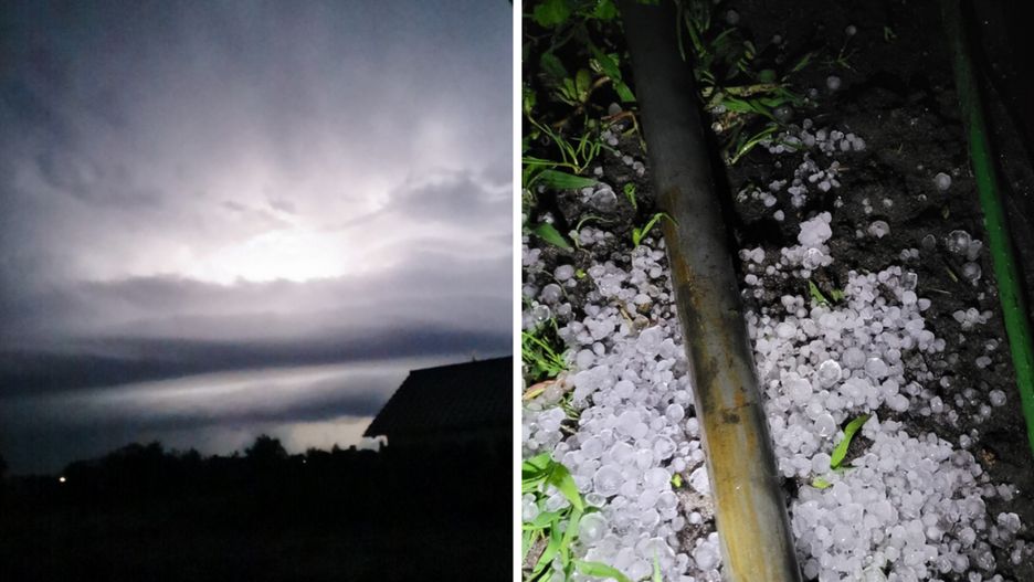 Silne burze nad Polską