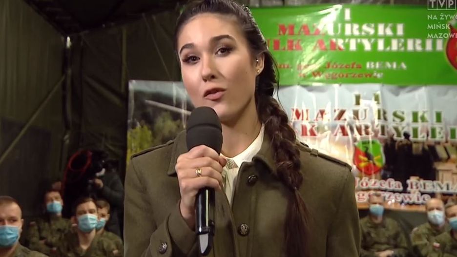 Ida Nowakowska na koncercie "Murem za polskim mundurem"