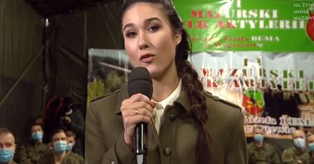 Ida Nowakowska pojechała na granicę. Przebrała siebie i syna w wojskowe barwy