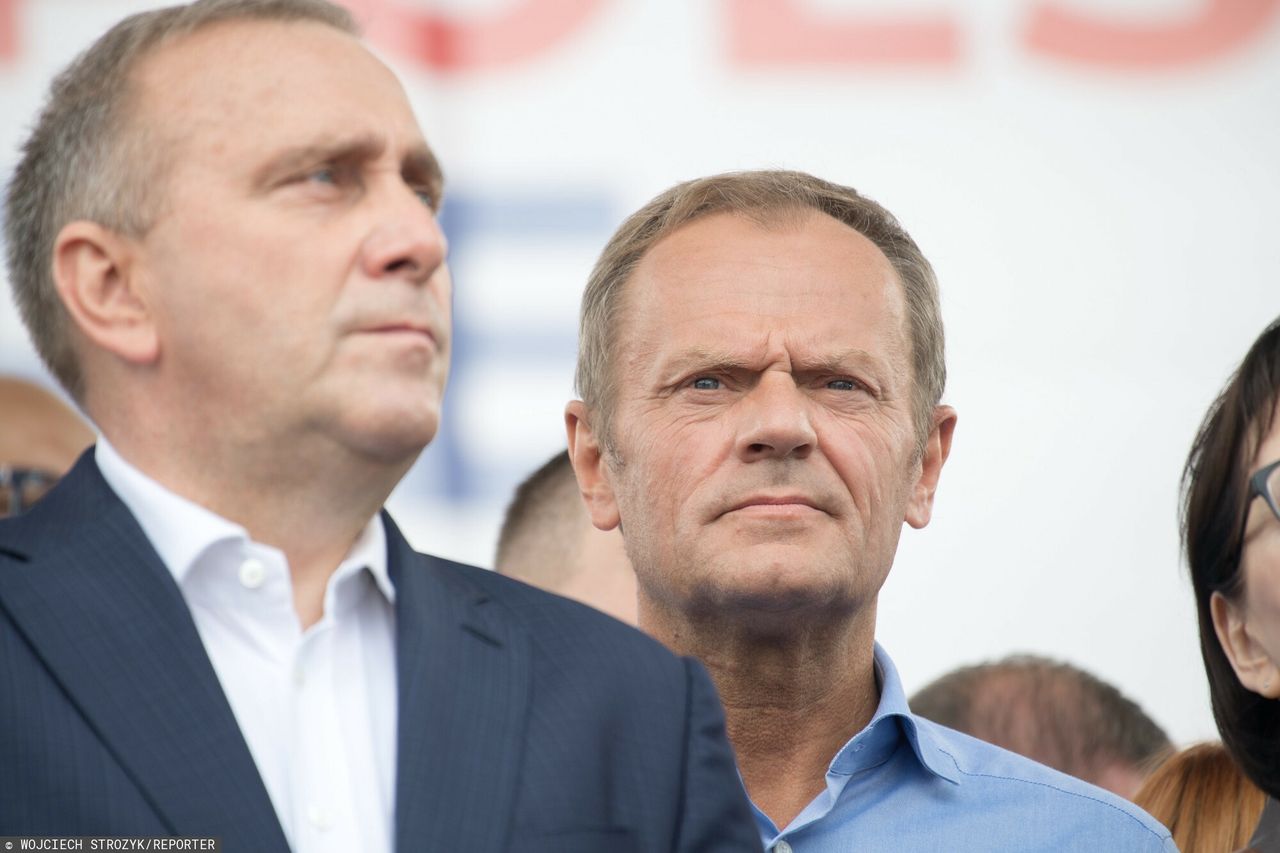 Grzegorz Schetyna i Donald Tusk