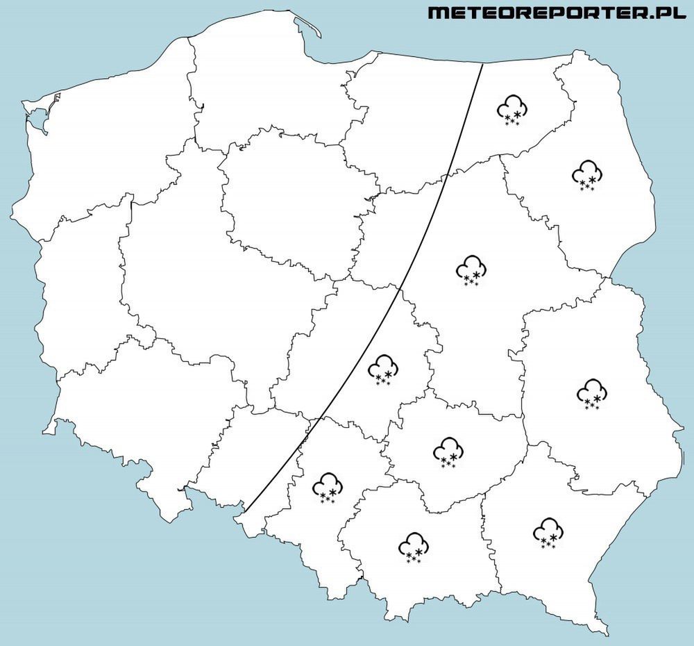 Pogoda. Weekendowy powiew zimy. Na drogach zrobi się bardzo ślisko