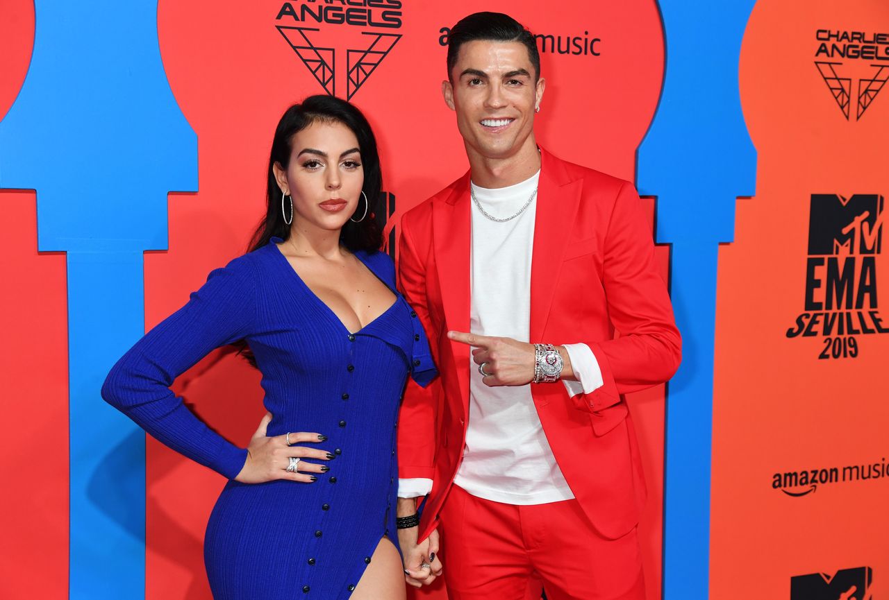 Georgina Rodriguez and Cristiano Ronaldo