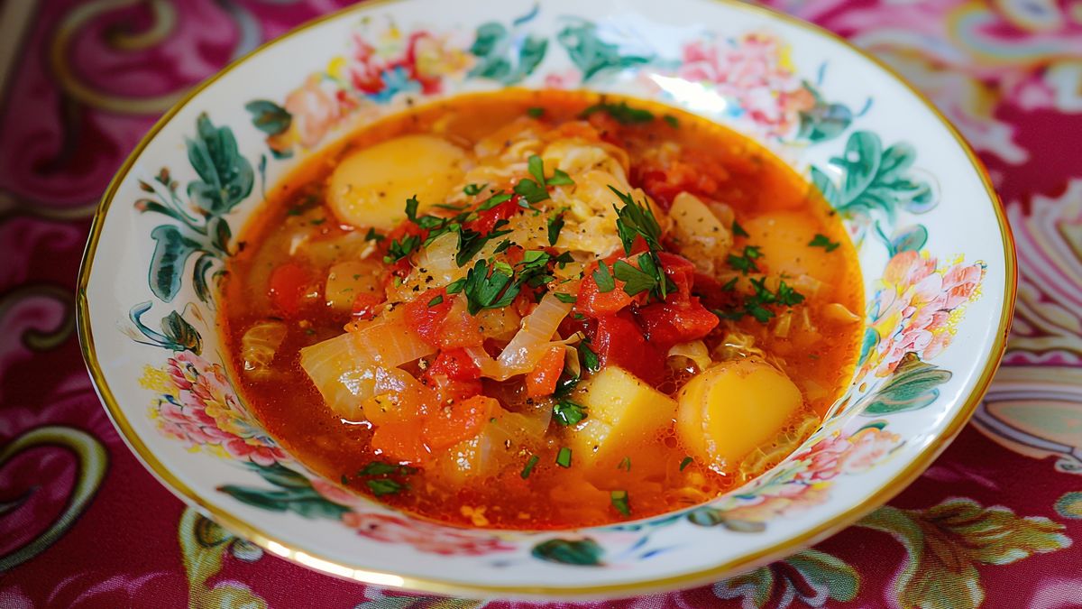 W tej zupie nie brakuje warzyw