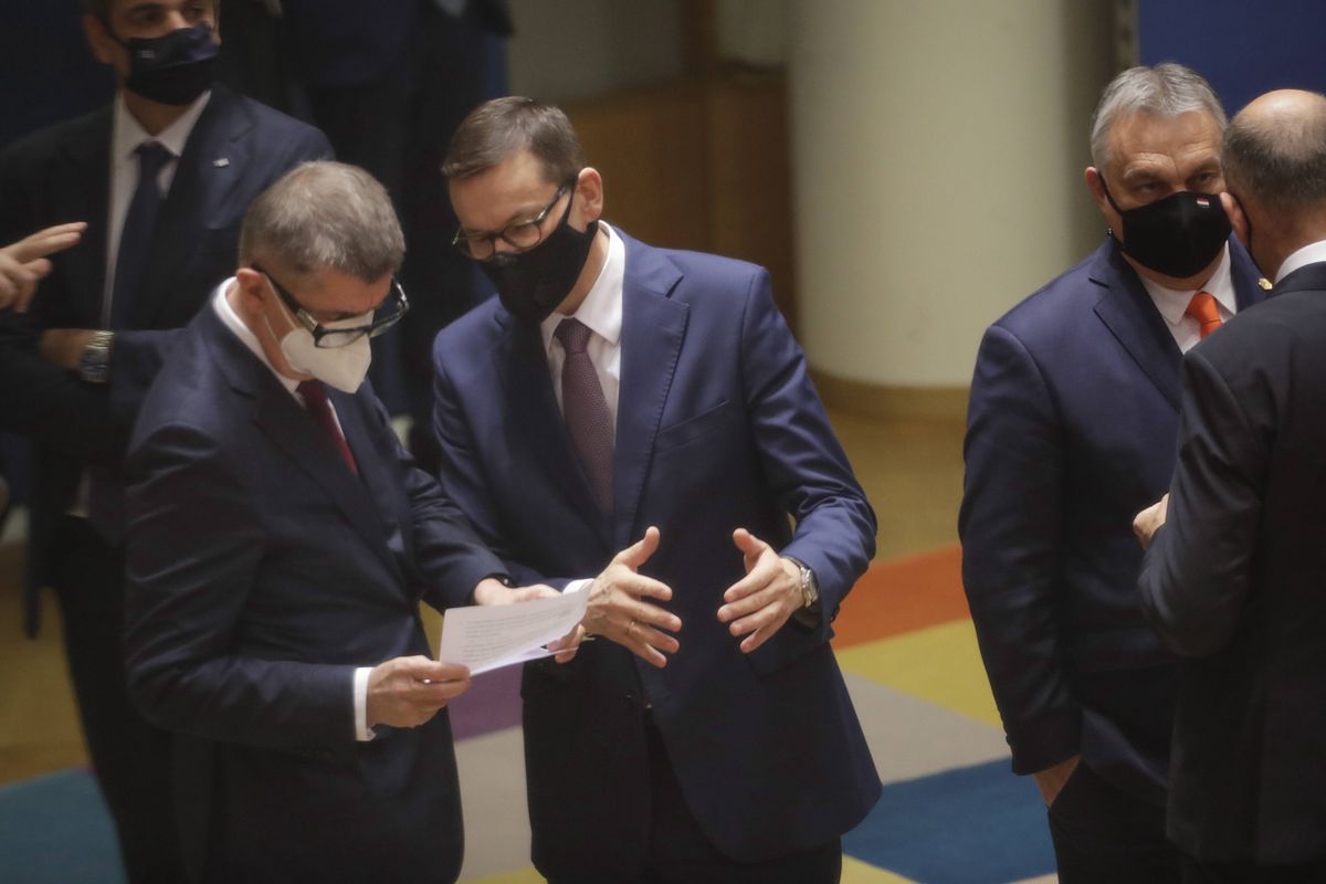Premierzy Czech i Polski: Andrej Babis, Mateusz Morawiecki