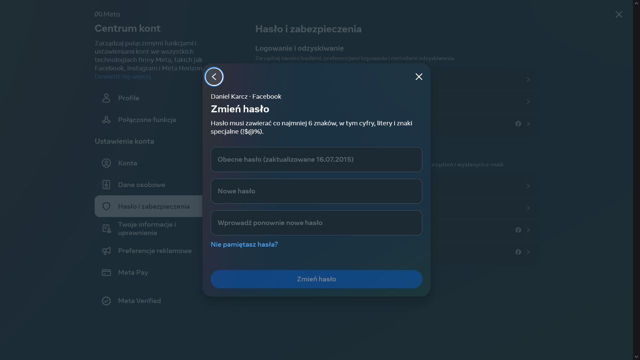 Facebook: jak zmienić hasło i włączyć uwierzytelnianie dwuetapowe?