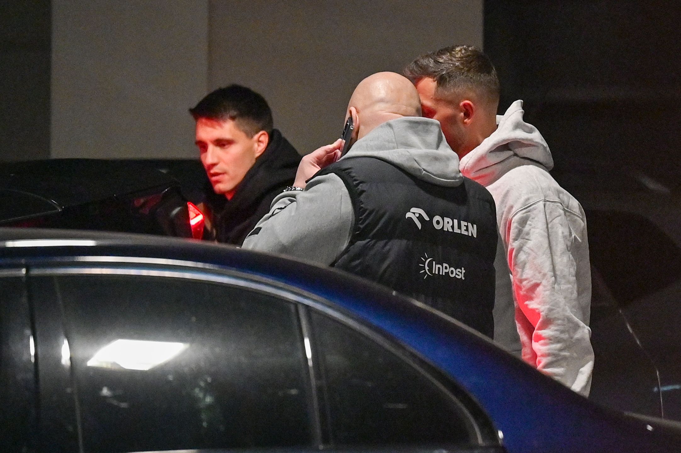 Polska kadra i ich goście po porażce ze Szkocją