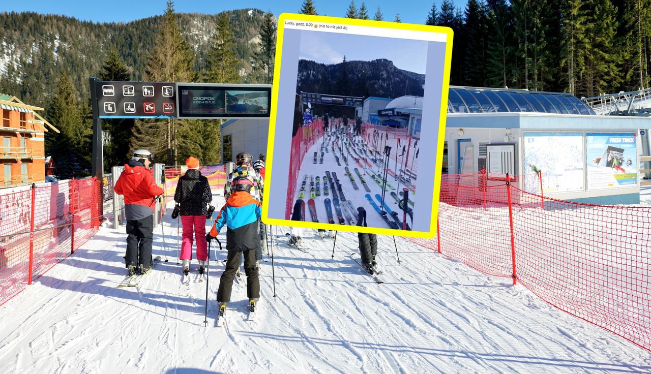 To nie fotomontaż. "Robią tak Słowacy i Polacy". Ujęcie z gór