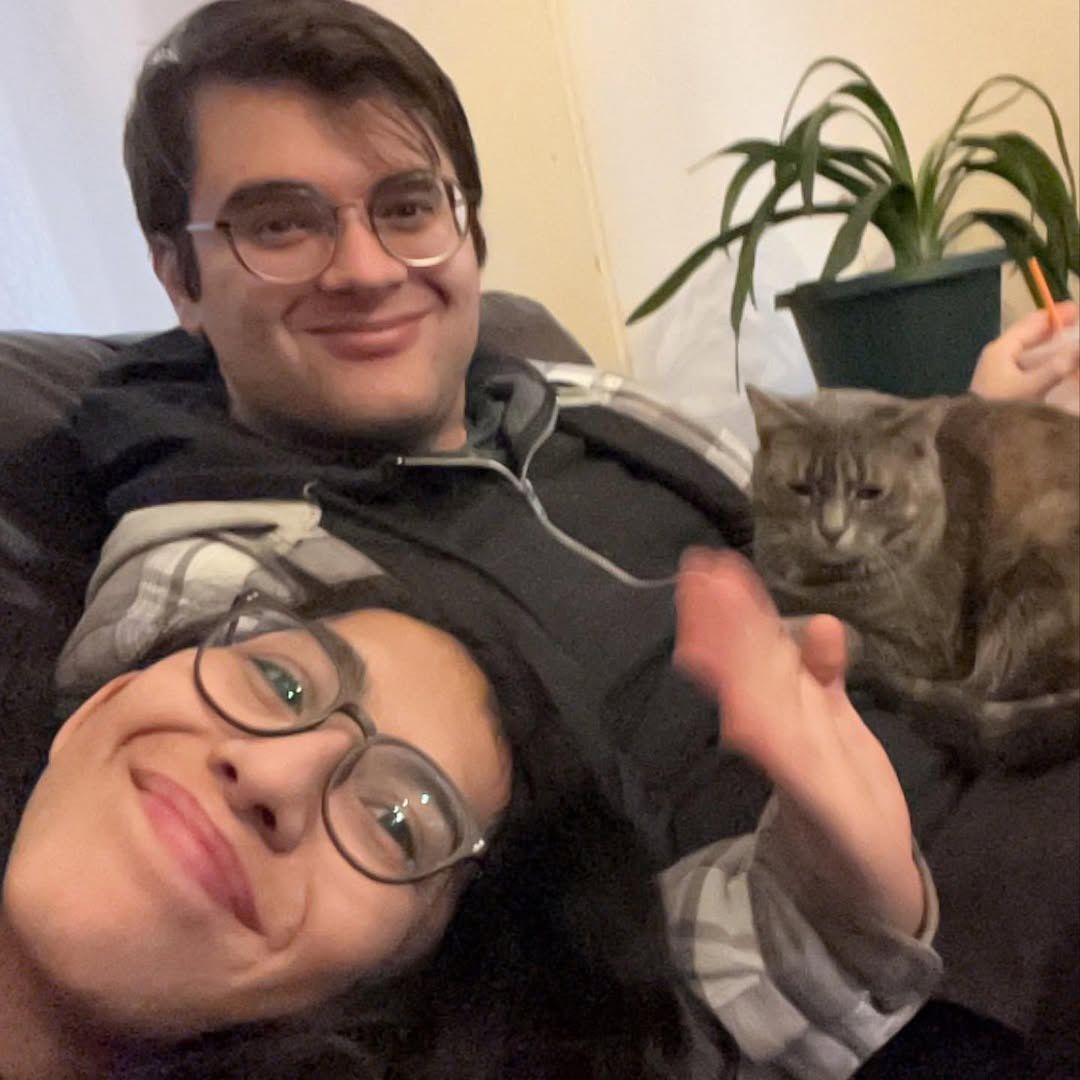 Carmen Andrade z mężem