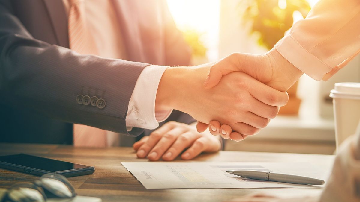 biznes uścisk dłoni