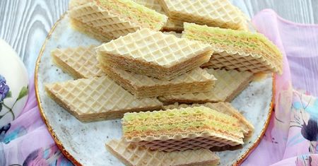 Wafle z galaretką. "Kryzysowy" deser krok po kroku