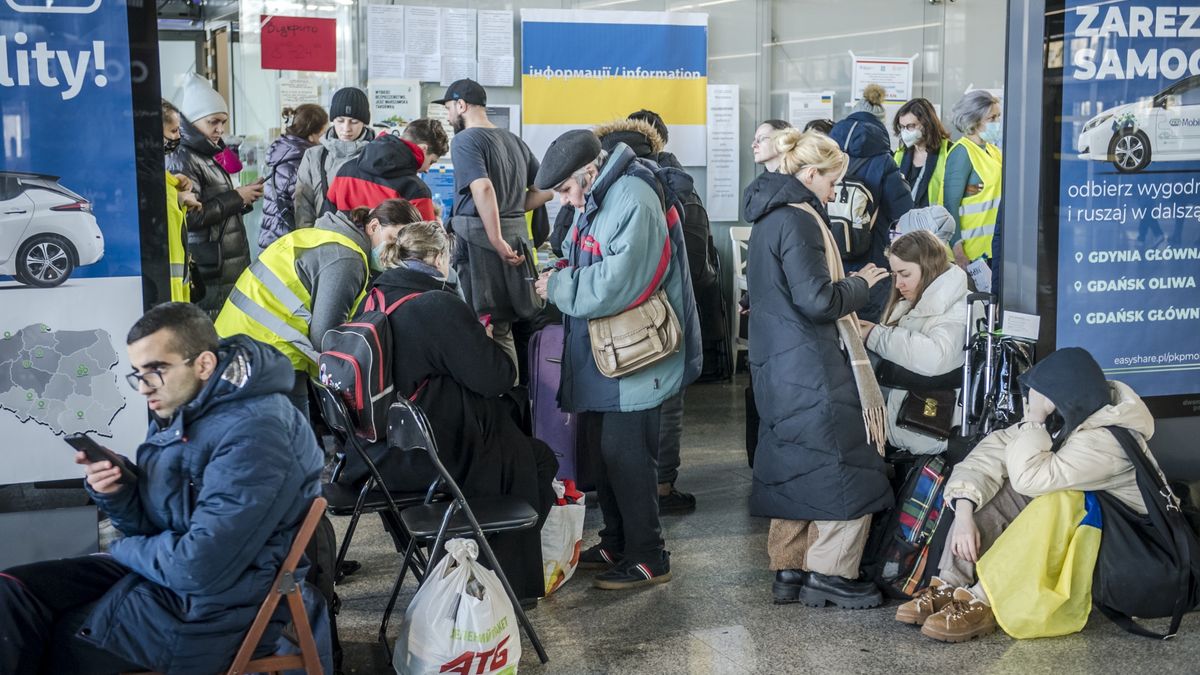 Uchodźcy z Ukrainy w Warszawie, fot. Mieszko Piętka/AKPA