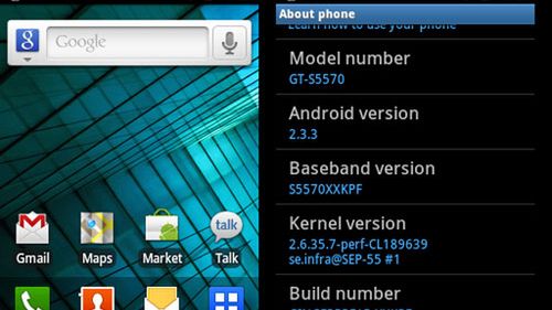 Samsung Galaxy Mini i Gio wkrótce z Androidem 2.3 1