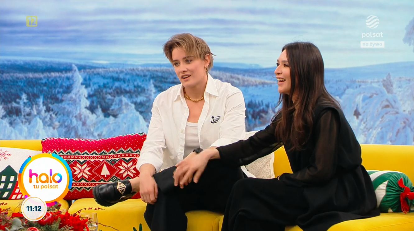 Katarzyna Zillmann i Janja Lesar w "Halo tu Polsat"