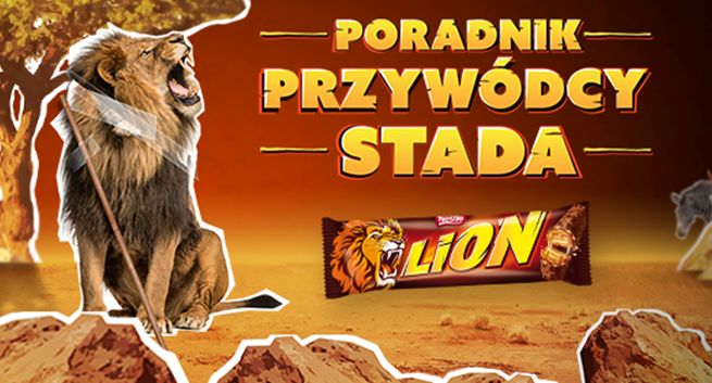 „Poradnik przywódcy stada” reklamuje batony Lion (wideo)