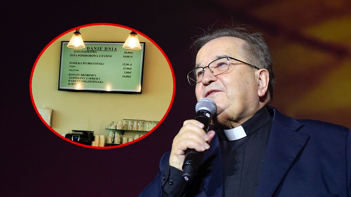 Ojciec Tadeusz Rydzyk prowadzi bistro na obrzeżach Torunia