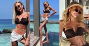 Julia Dybowska eksponuje ekstremalnie szczupłe ciało na Malediwach. Fani drżą o jej zdrowie: "Potrzebujesz pomocy..." (ZDJĘCIA)