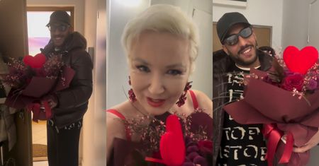 U mamy Agnieszki Włodarczyk walentynkowo. 30 lat młodszy mąż obdarował ją kwiatami: "Upewnia mnie o swojej miłości" (FOTO)