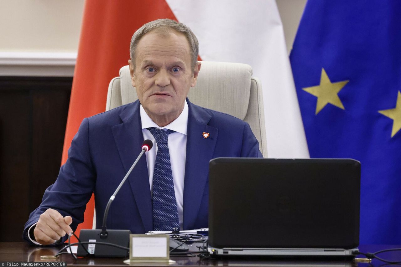 Donald Tusk komentuje sondażowe wyniki