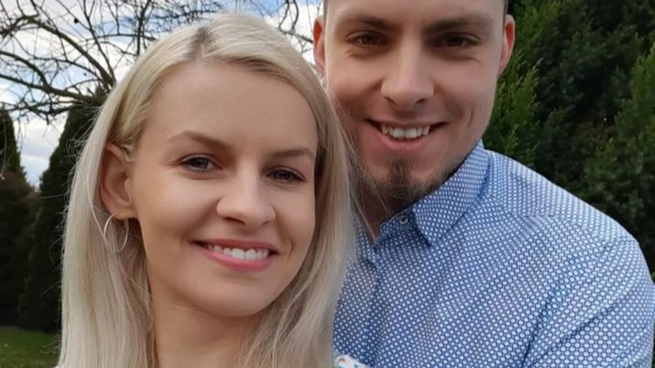 Agata z obecnym mężem Mariuszem