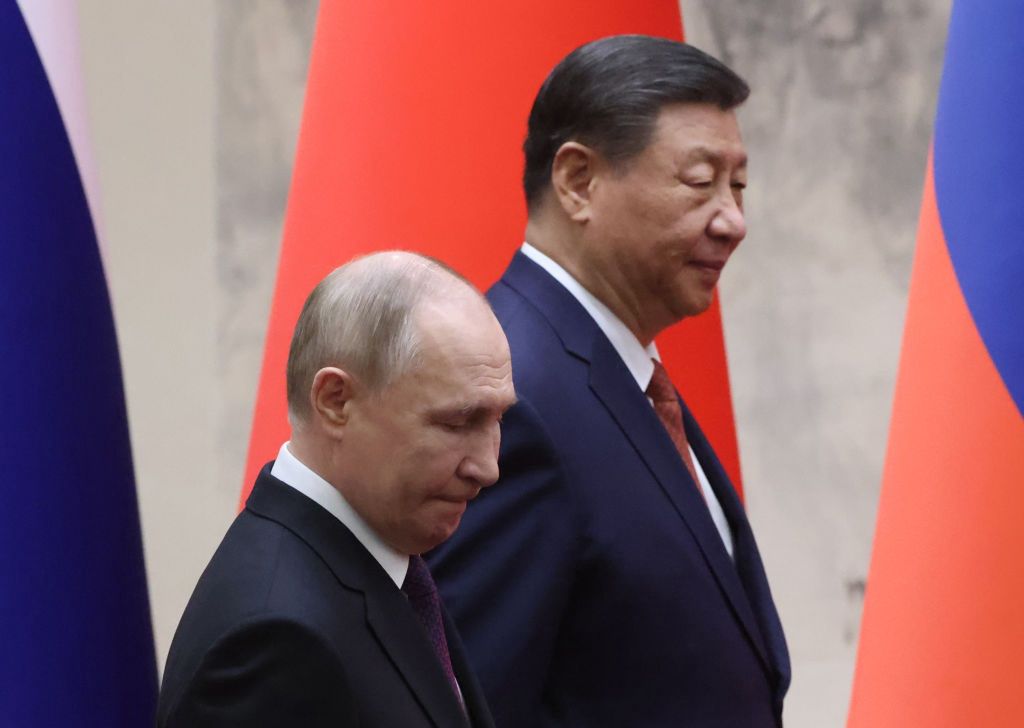 President of Russia Vladimir Putin and Xi Jinping, leader of the People's Republic of China