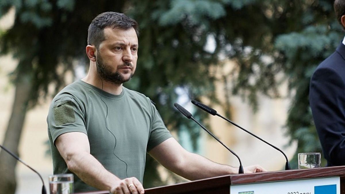 Wołodymyr Zełenski poruszył temat ryzyka użycia przez stronę rosyjską broni jądrowej