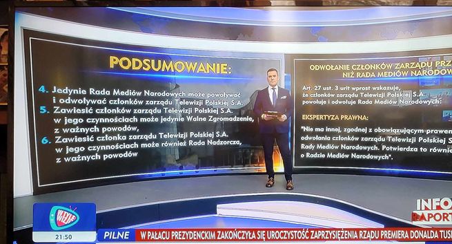 Szybkie zmiany w Telewizji Polskiej? TVP Info z ekspertyzami, że to niemożliwe