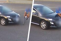 Koszmarne potrącenie na rondzie. Nagranie z rowerzystą ku przestrodze