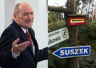 Macierewicz ODMÓWIŁ POMOCY ofiarom nawałnicy w Suszku? "Oni się rwali do pomocy, ale DOSTALI ROZKAZ I KONIEC"