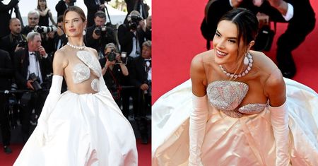 Alessandra Ambrosio nie miała sobie równych w Cannes. Jej suknia to dzieło sztuki