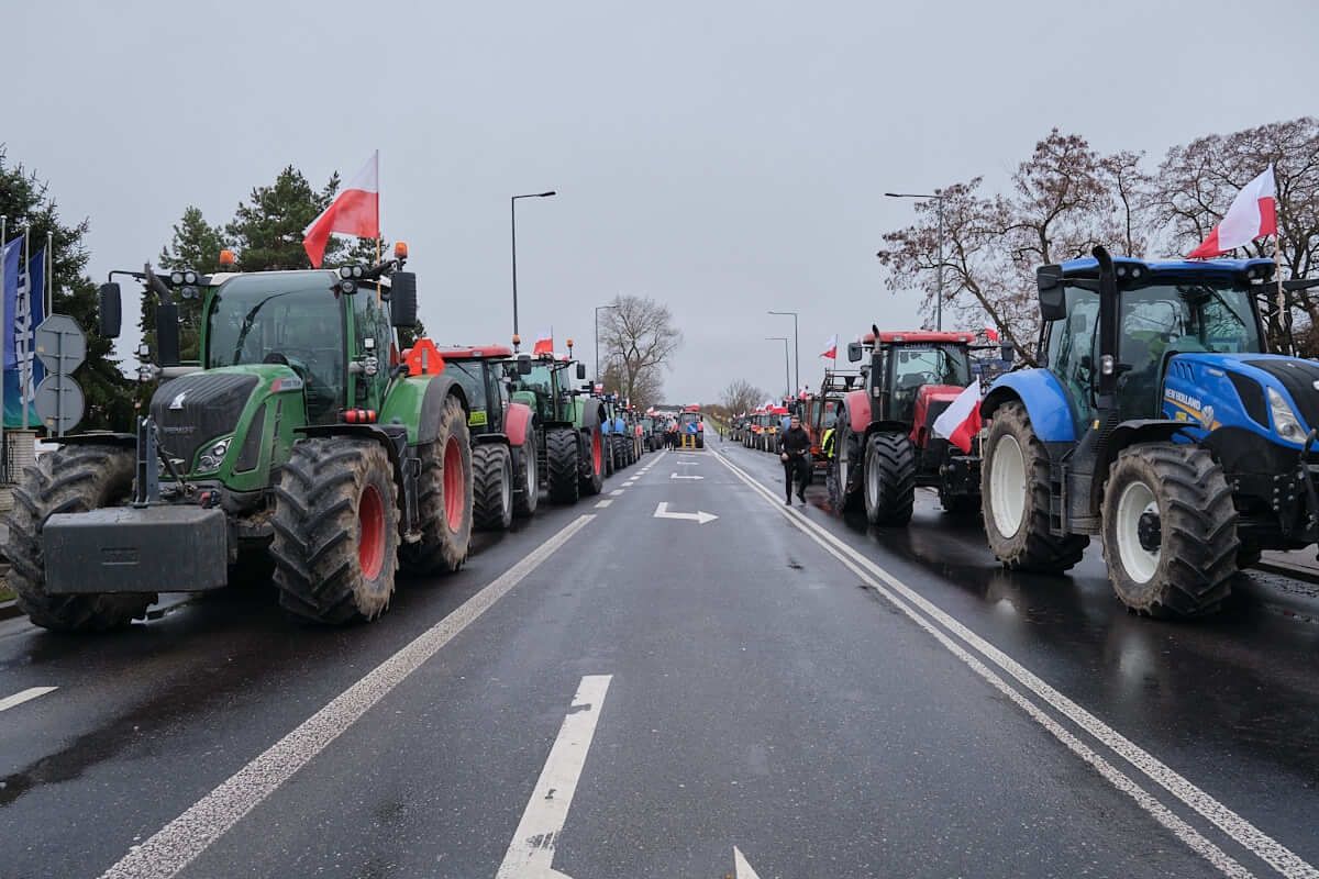 Protest rolników w Konopnicy